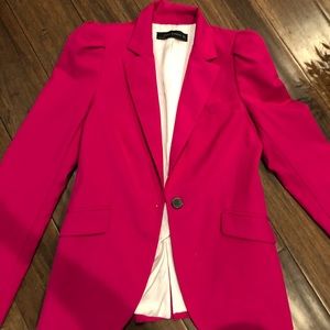 Zara Pink One Button Blazer - Never Worn!